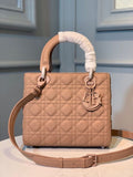 Christian Dior Lady Dior Bag 24cm Matte Hardware Lambskin Leather Spring/Summer Collection