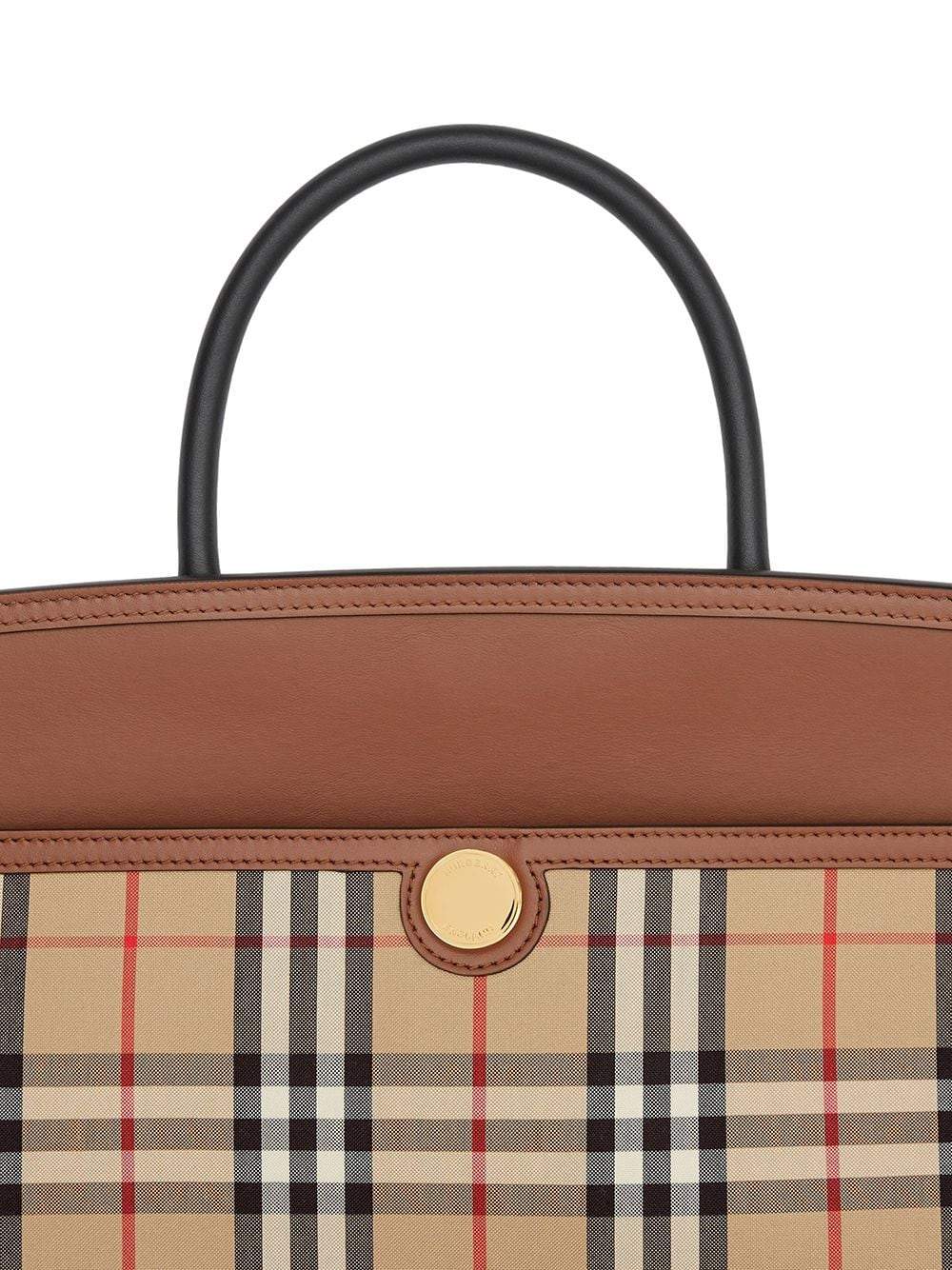Society Vintage Check Tote Bag