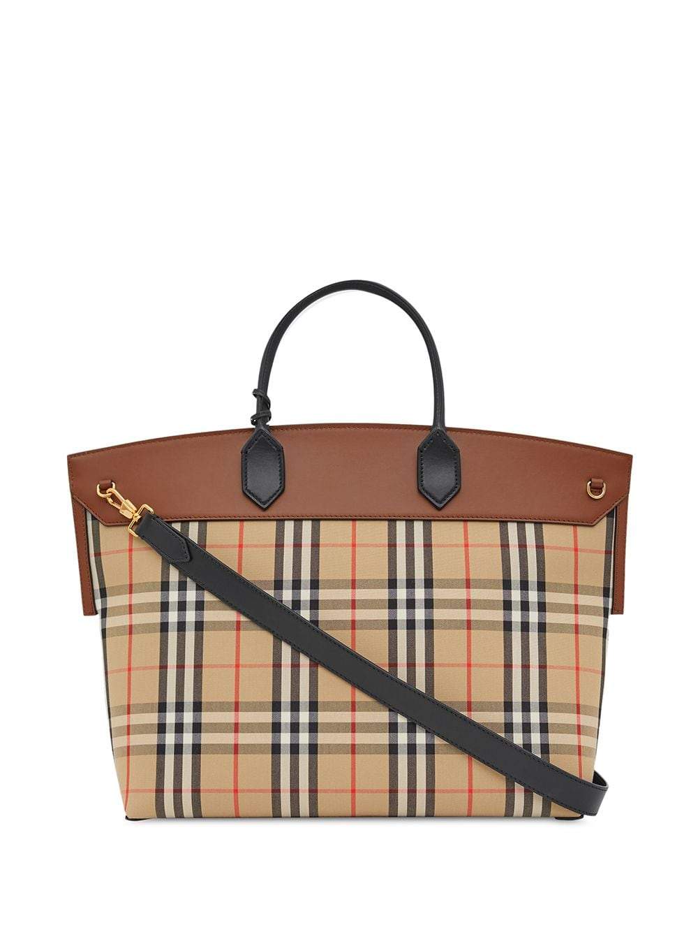 Society Vintage Check Tote Bag