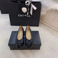 Chanel Ballerina Flats Calfskin Leather Spring/Summer Collection, Black