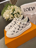 Louis Vuitton Time Out Sneakers Calfskin Leather Spring/Summer Collection 1A7UM8 Blue/White