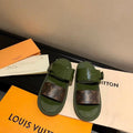 Louis Vuitton Sunbath Flat Mules PVC Spring/Summer Collection 1A66XB, Kaki