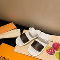 Louis Vuitton Sunbath Flat Mules PVC Spring/Summer Collection White