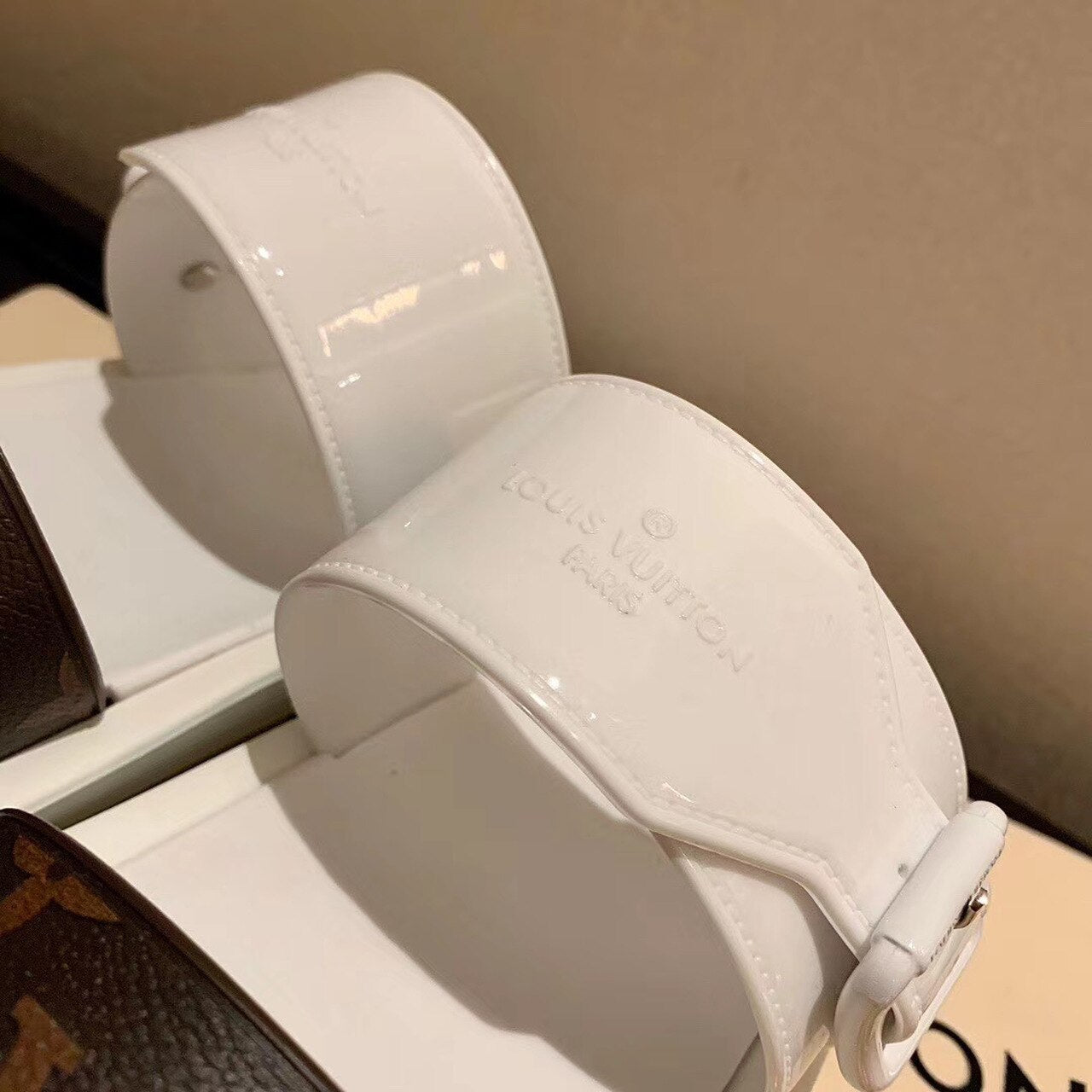Louis Vuitton Sunbath Flat Mules PVC Spring/Summer Collection White
