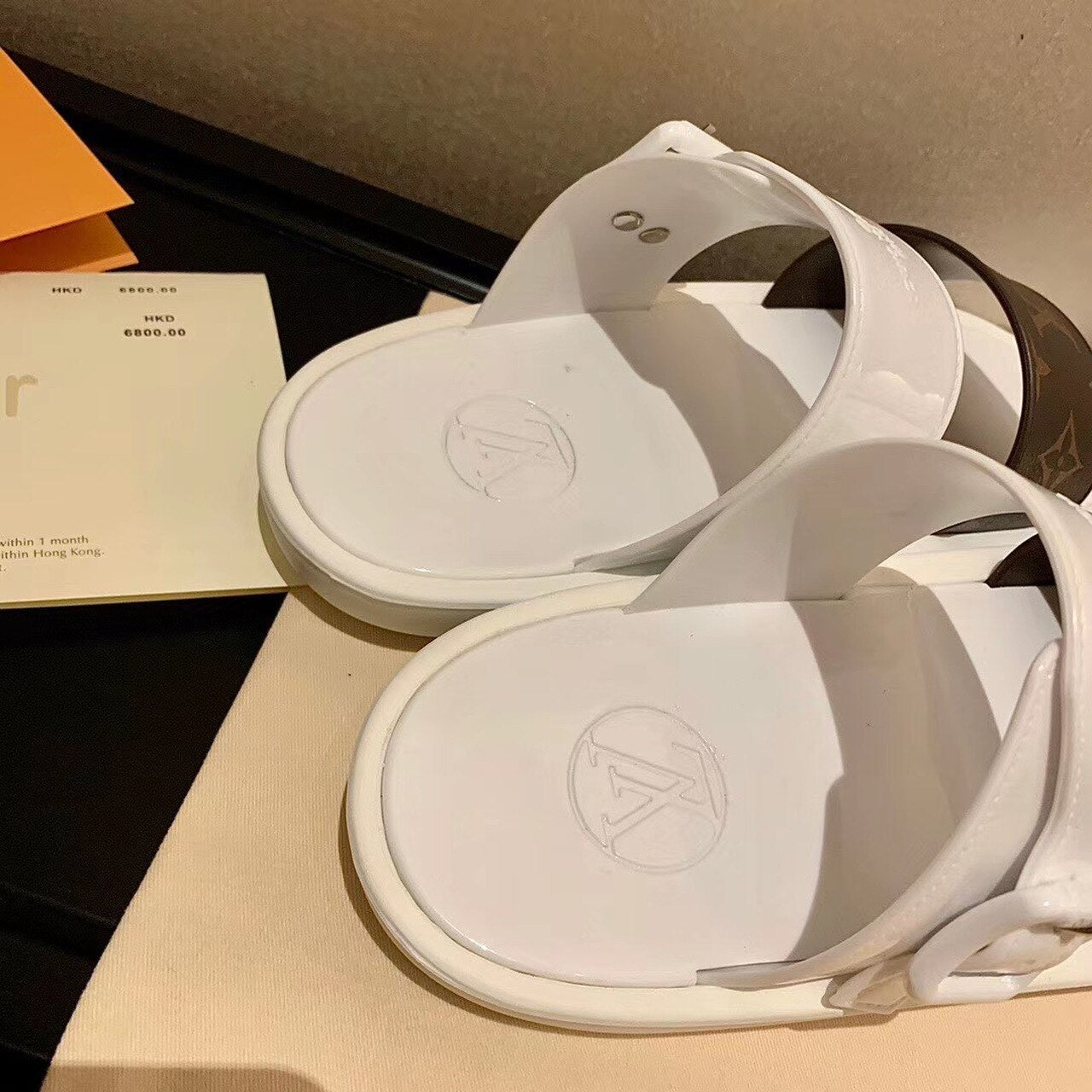 Louis Vuitton Sunbath Flat Mules PVC Spring/Summer Collection White