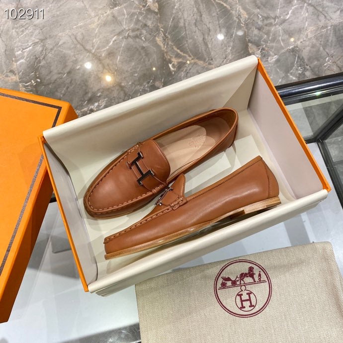 Hermes Paris Loafer Brown