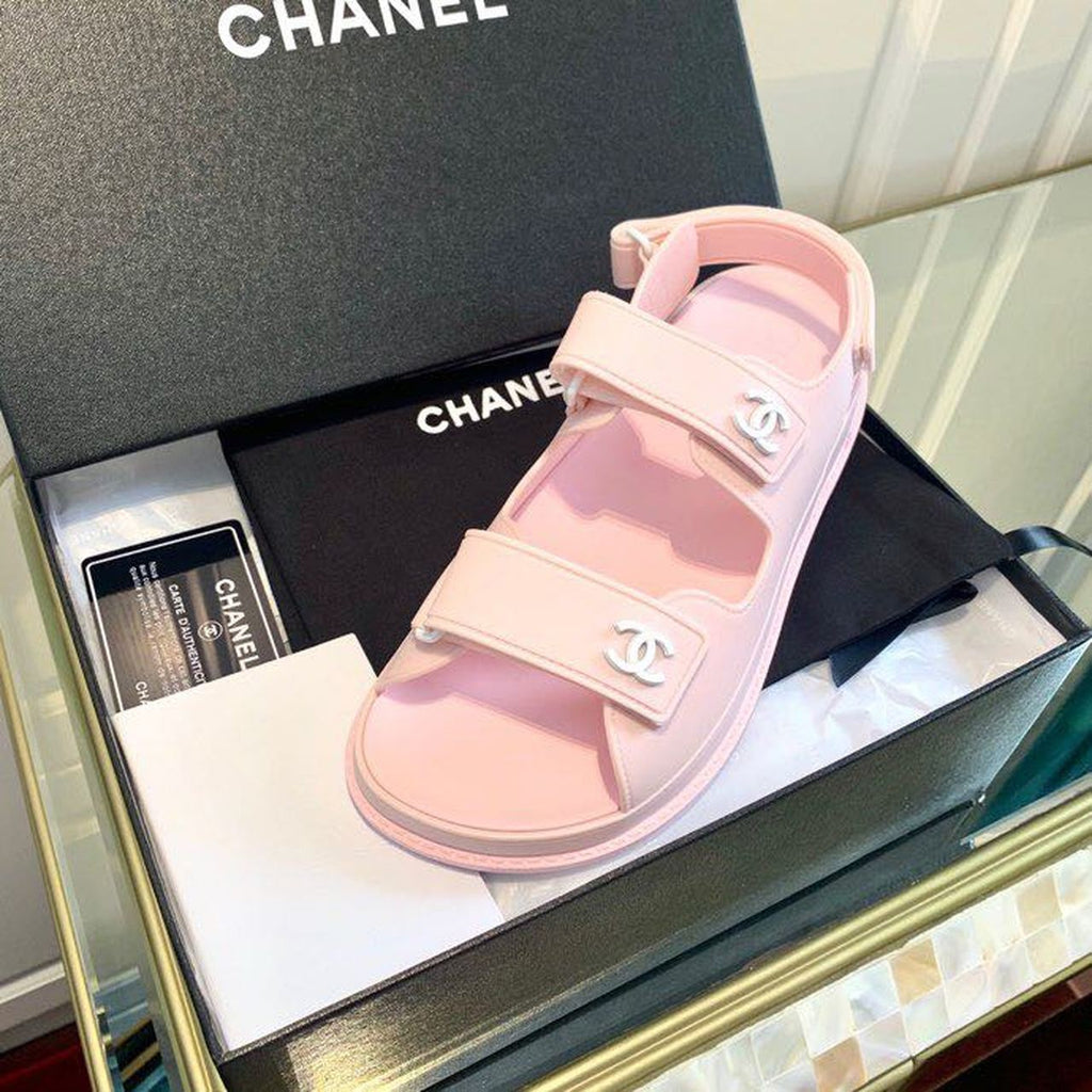 Chanel PVC Velcro Dad Sandals Spring/Summer  Collection Light Pink