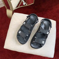 Chanel PVC Velcro Dad Sandals Spring/Summer Collection Black