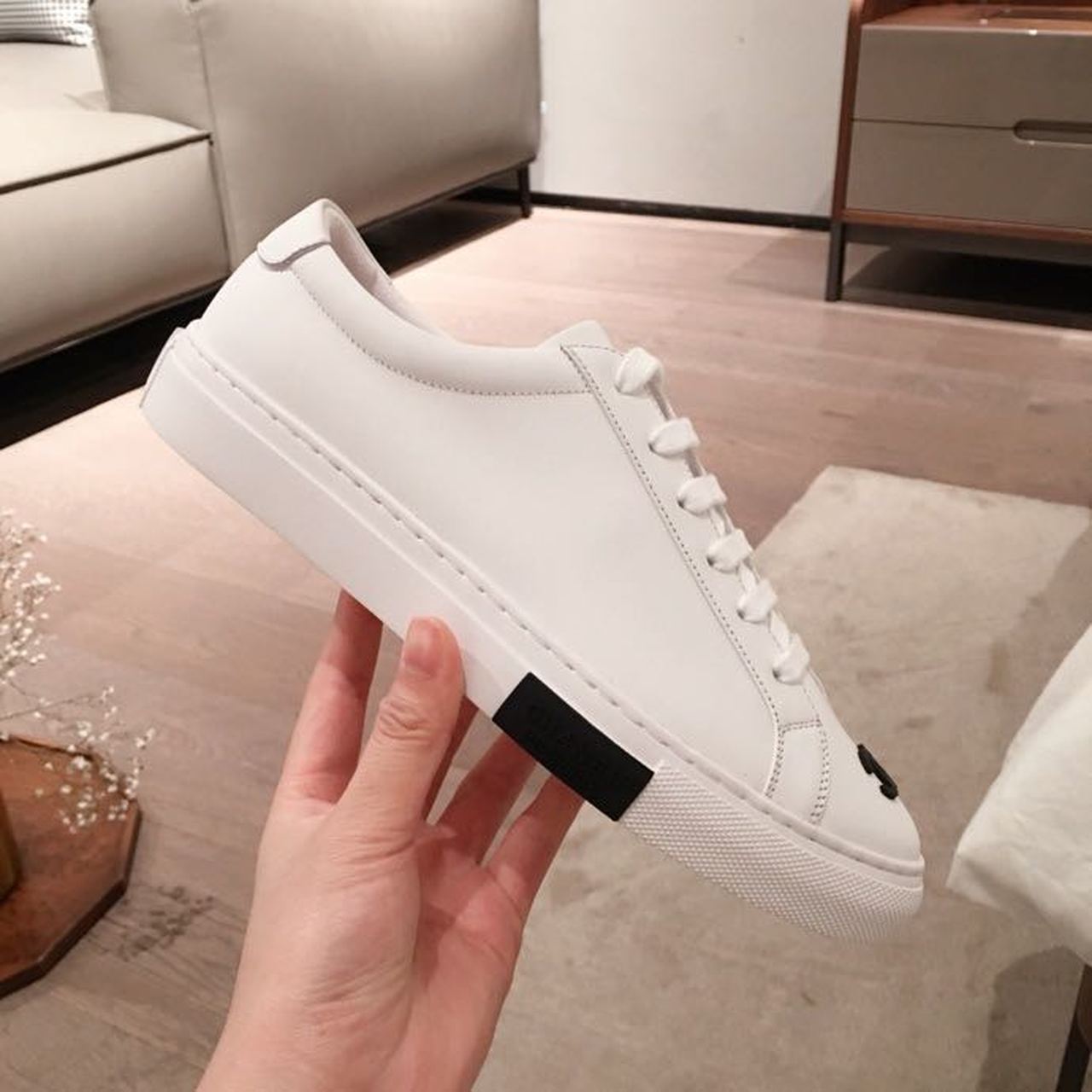 Chanel Vintage Trainer Sneakers Calfskin Leather Spring/Summer Collection, White/Black