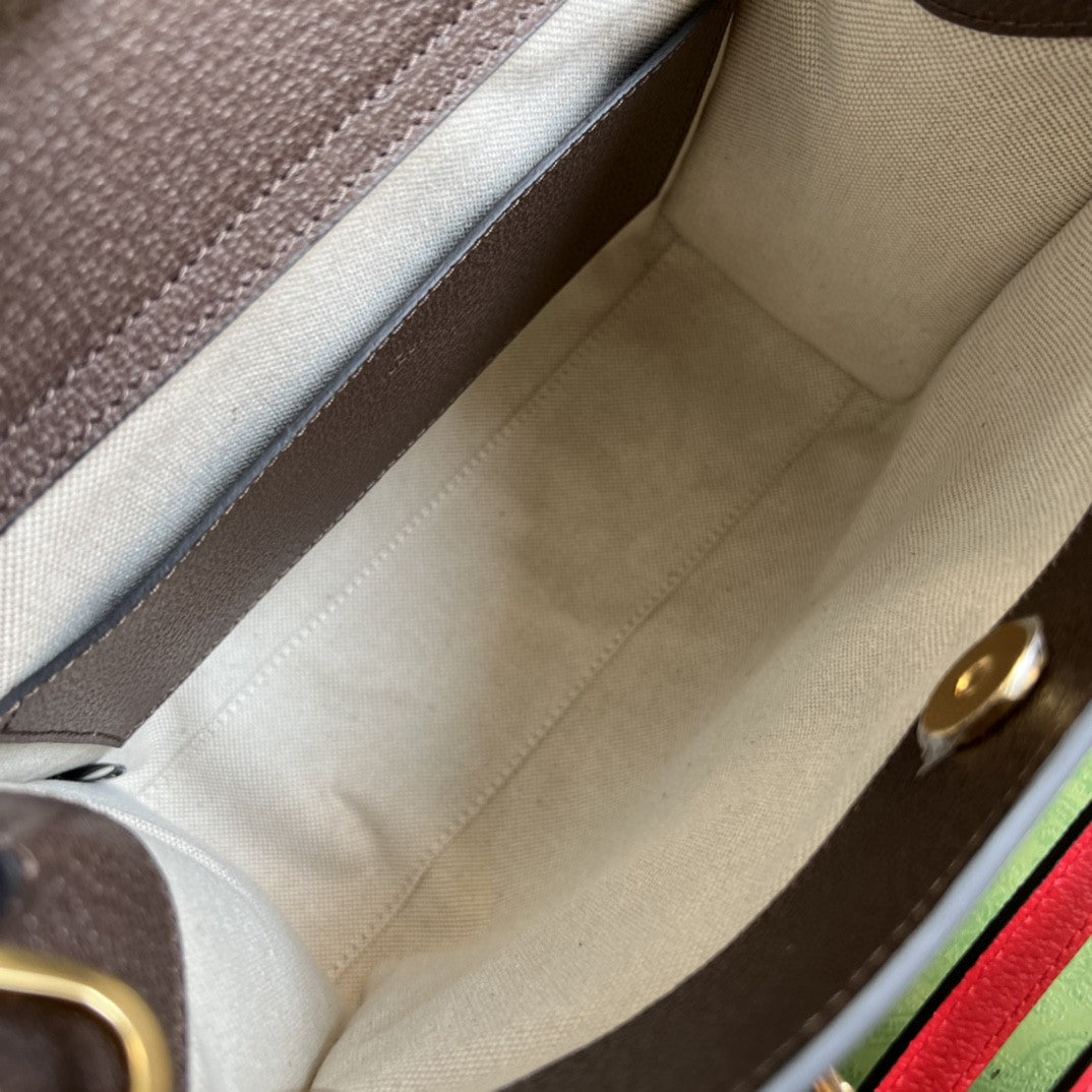 Gucci Ophidia GG Mini Bag 27cm Brown