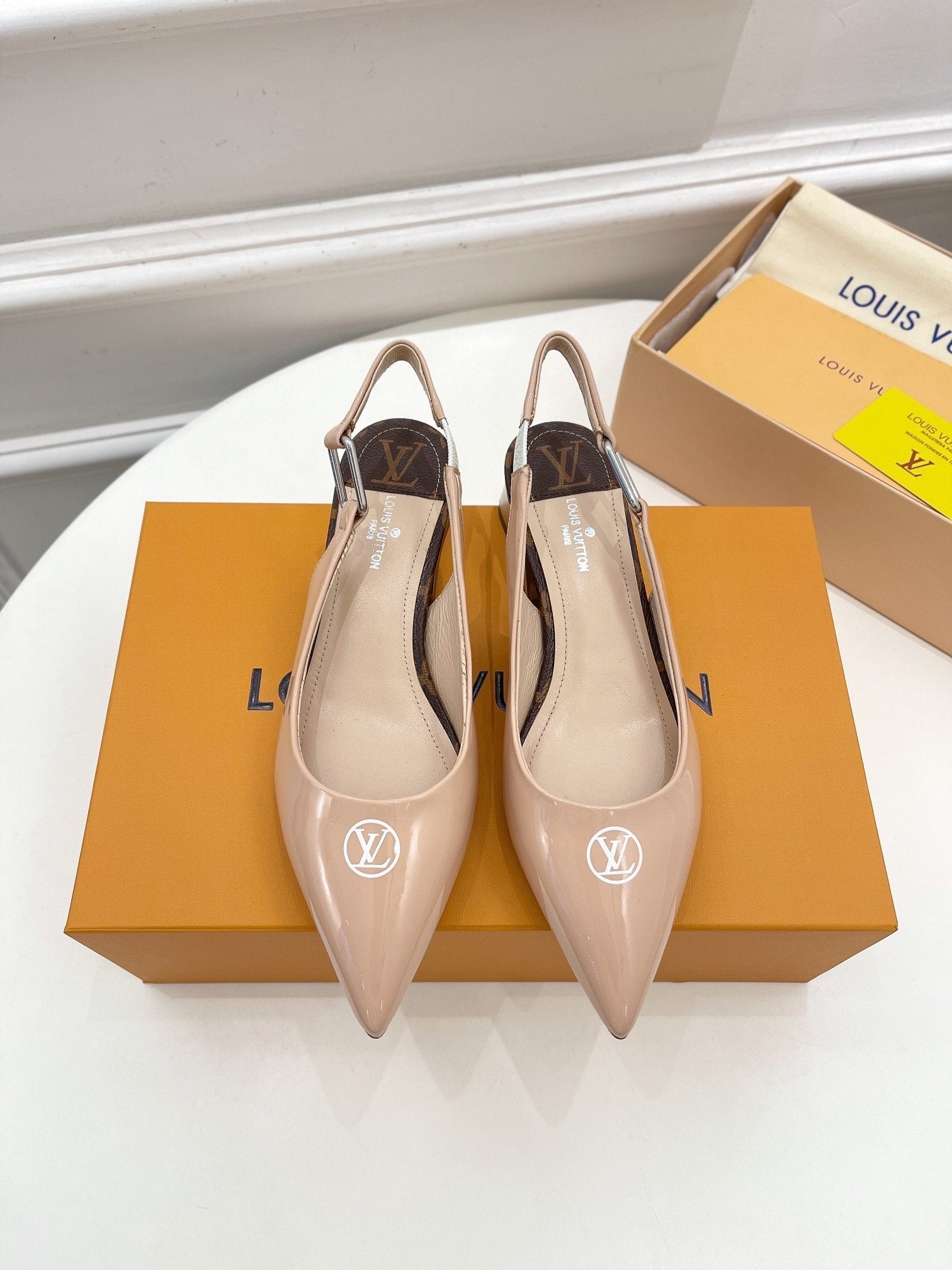 Louis Vuitton Magnetic Slingback Pump Nude