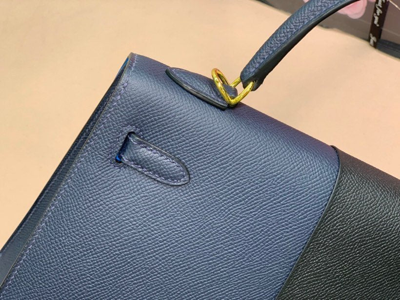 Hermes Epson Bi Color Custom 28cm Black/Blue