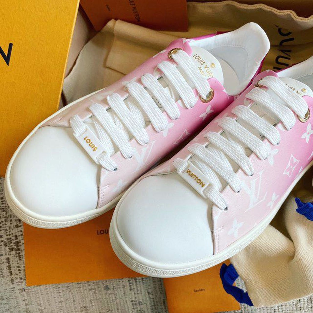 Louis Vuitton Tie Dye Escale Luxembourg Sneakers Calfskin Leather Spring/Summer Collection Rouge