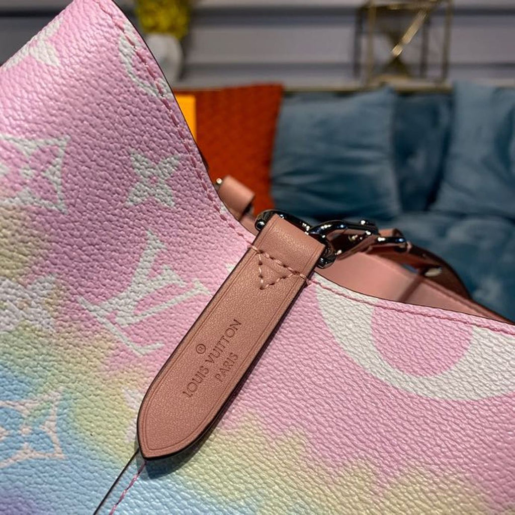 Louis Vuitton Tie Dye Escale N?oNo? Bucket Bag 25cm Monogram Canvas Spring/Summer Collection M45124, Pastel Pink