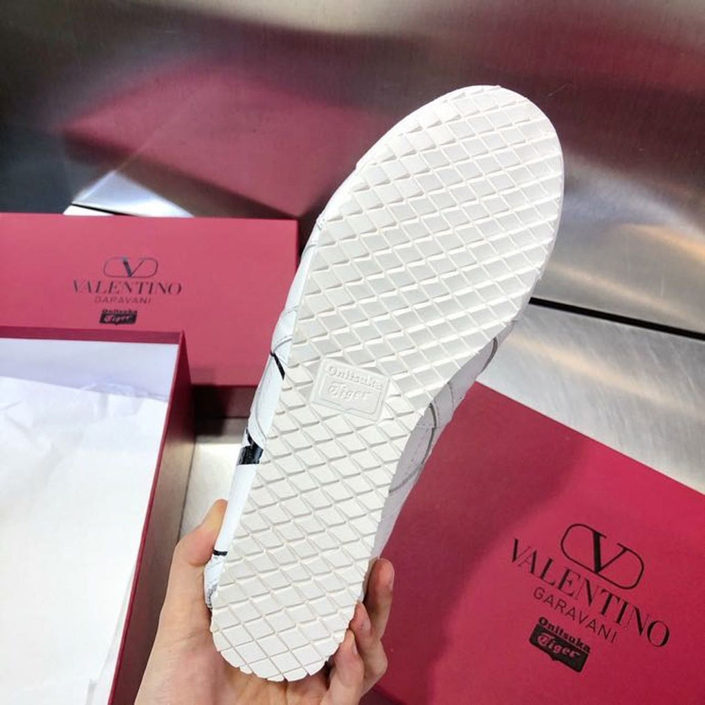 Valentino x Onitsuka Tiger Sneakers Calfskin Leather Spring/Summer 2020 Collection, White