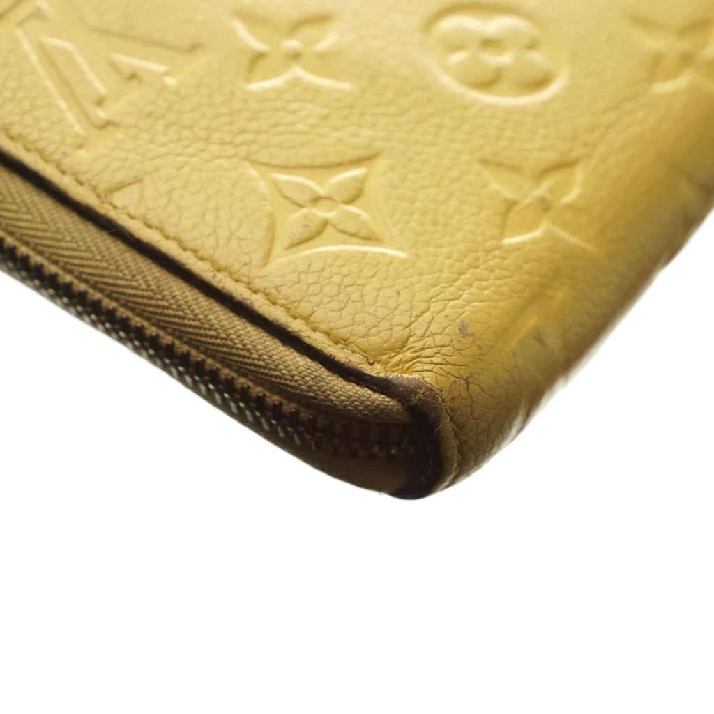 Louis Vuitton Zippy Wallet Yellow