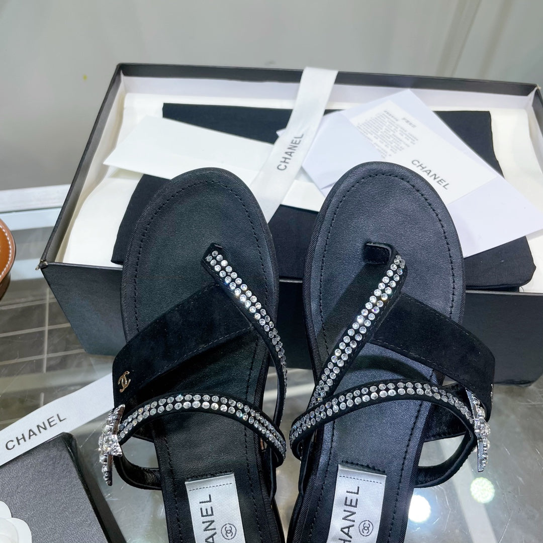Chanel Sandals Black