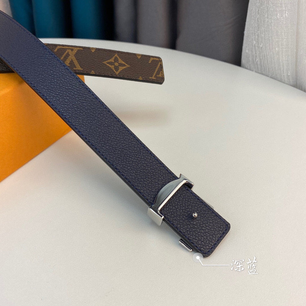Louis Vuitton LV Initiales Belt Brown