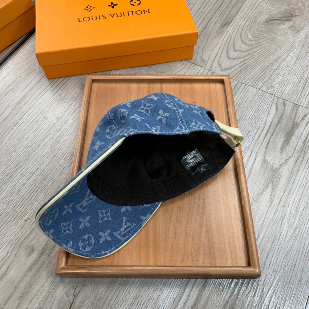 Louis Vuitton Denim Monogram Baseball Cap