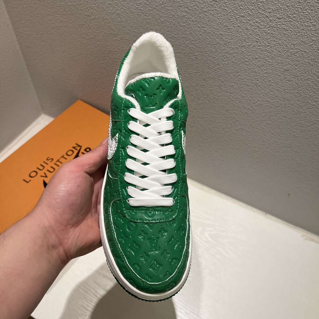 Louis Vuitton x Off-White x Nike Air Force 1 Green