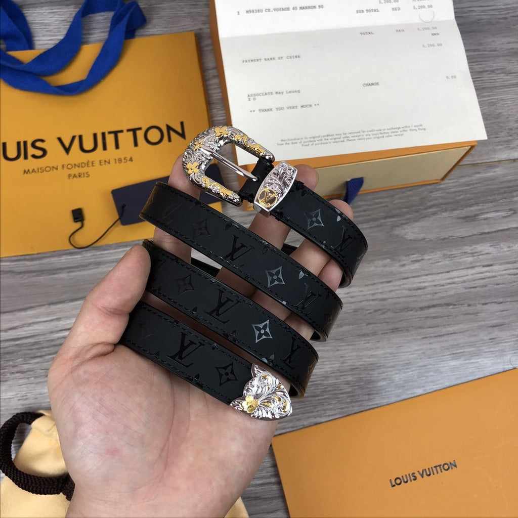Louis Vuitton Iconic Belt Black