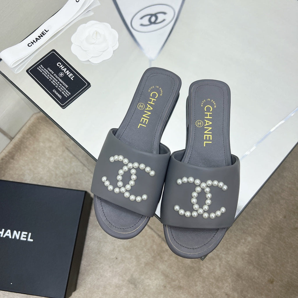 Chanel Sandals Grey