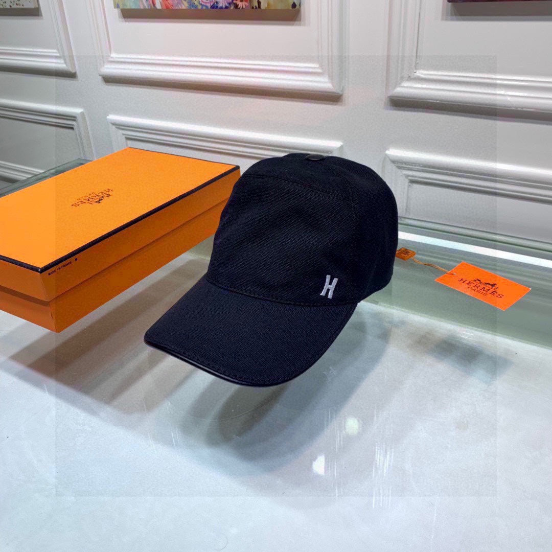 Hermes Davis H Primavera Cap Black