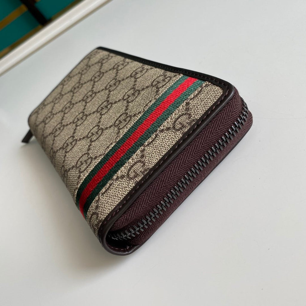 Gucci Beige Zip Around Wallet 19cm