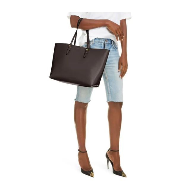 Saint Laurent Monogram Medium Shopping Bouclé Grey Leather Tote