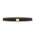 Leather belt Louis Vuitton-LV CIRCLE 20MM REVERSIBLE BELT