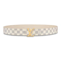 Leather belt Louis Vuitton-LV INITIALES 40MM REVERSIBLE BELT