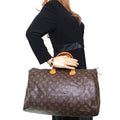Louis Vuitton Speedy 35 Satchel Bag