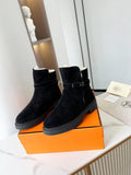 Hermes Veo Ankle Boot Black