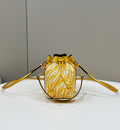 Fendi Vertigo Bucket Bag 18cm Yellow