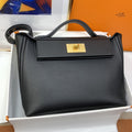 Hermes 24 24 29cm Noir Black Clémence Black