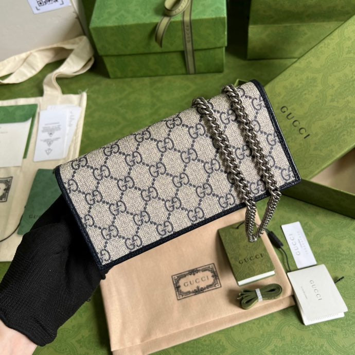 Gucci Dionysus Small Shoulder Bag 19cm Beige