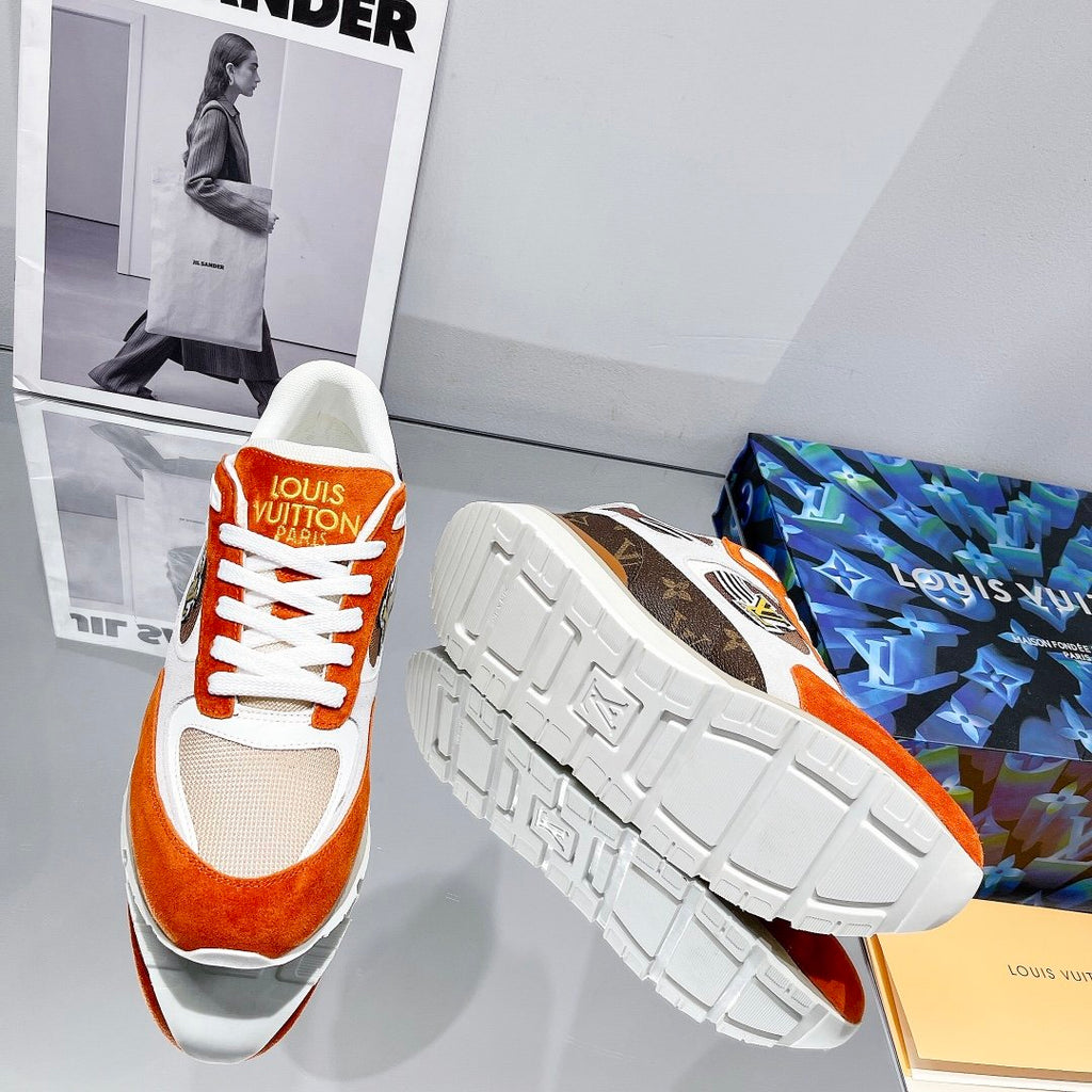 Louis Vuitton Run Sneaker Brown