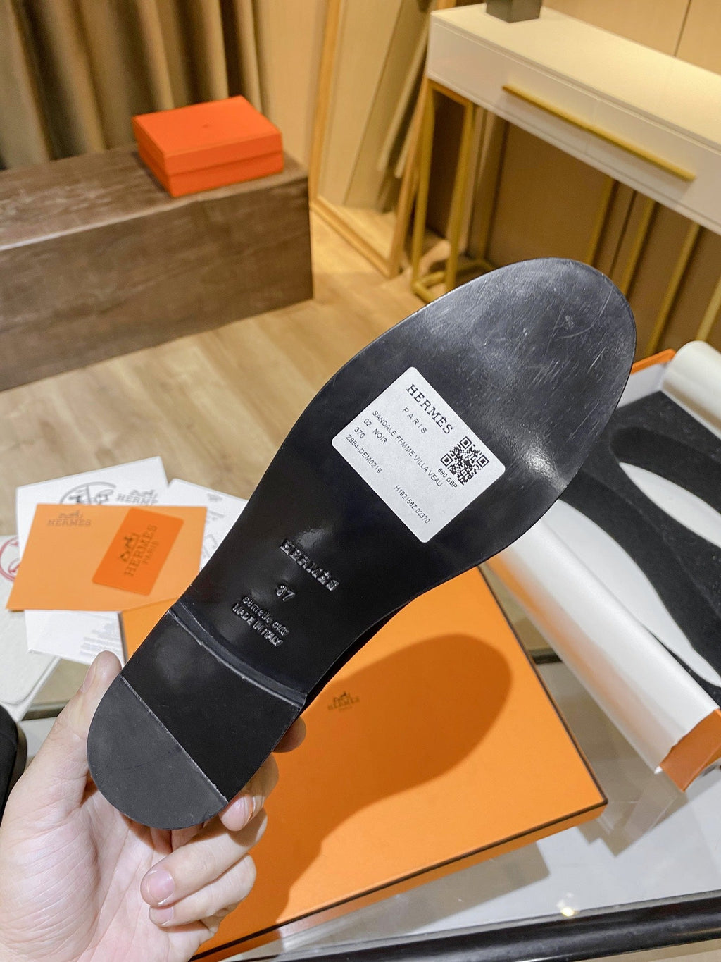 Hermes Destin Loafer Black