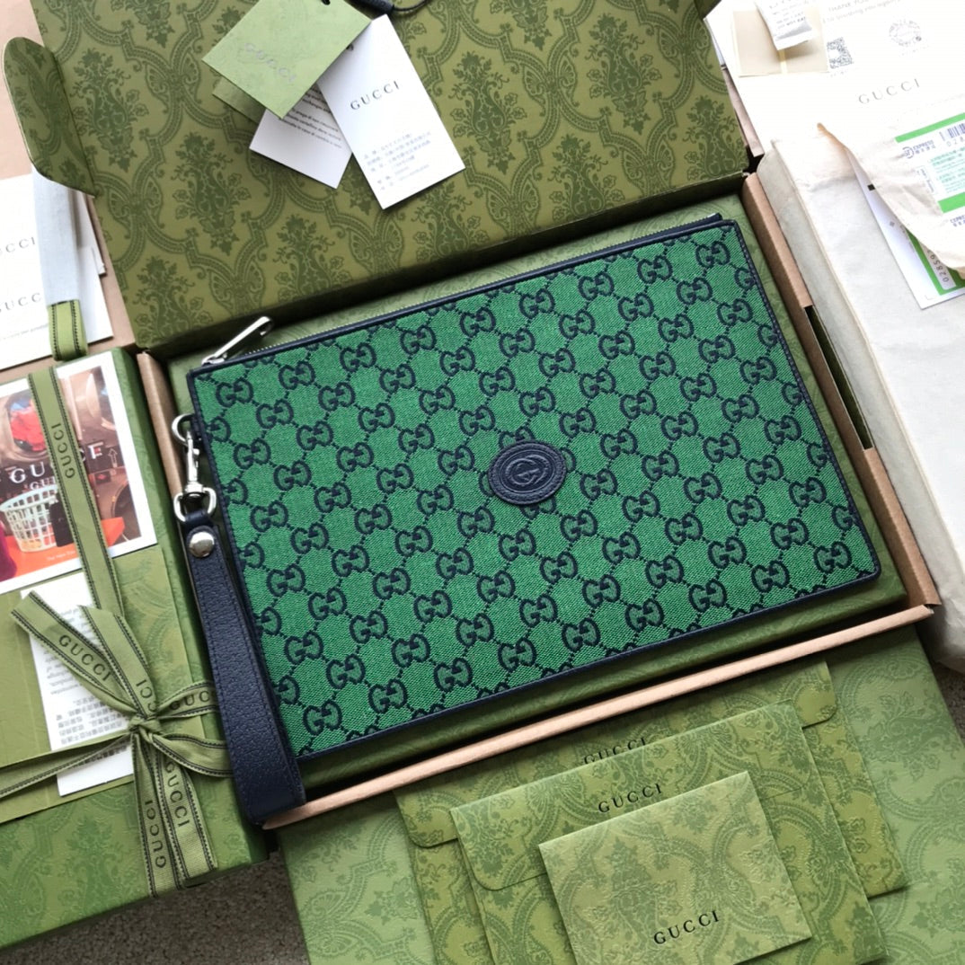 Gucci Pouch 30cm Green