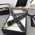Gucci Belt With Square Buckle Black