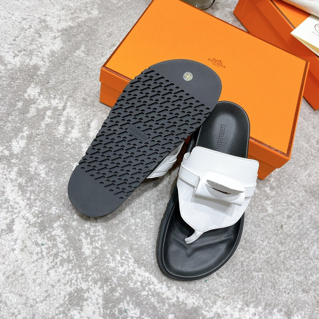Hermes Elixir Sandal White