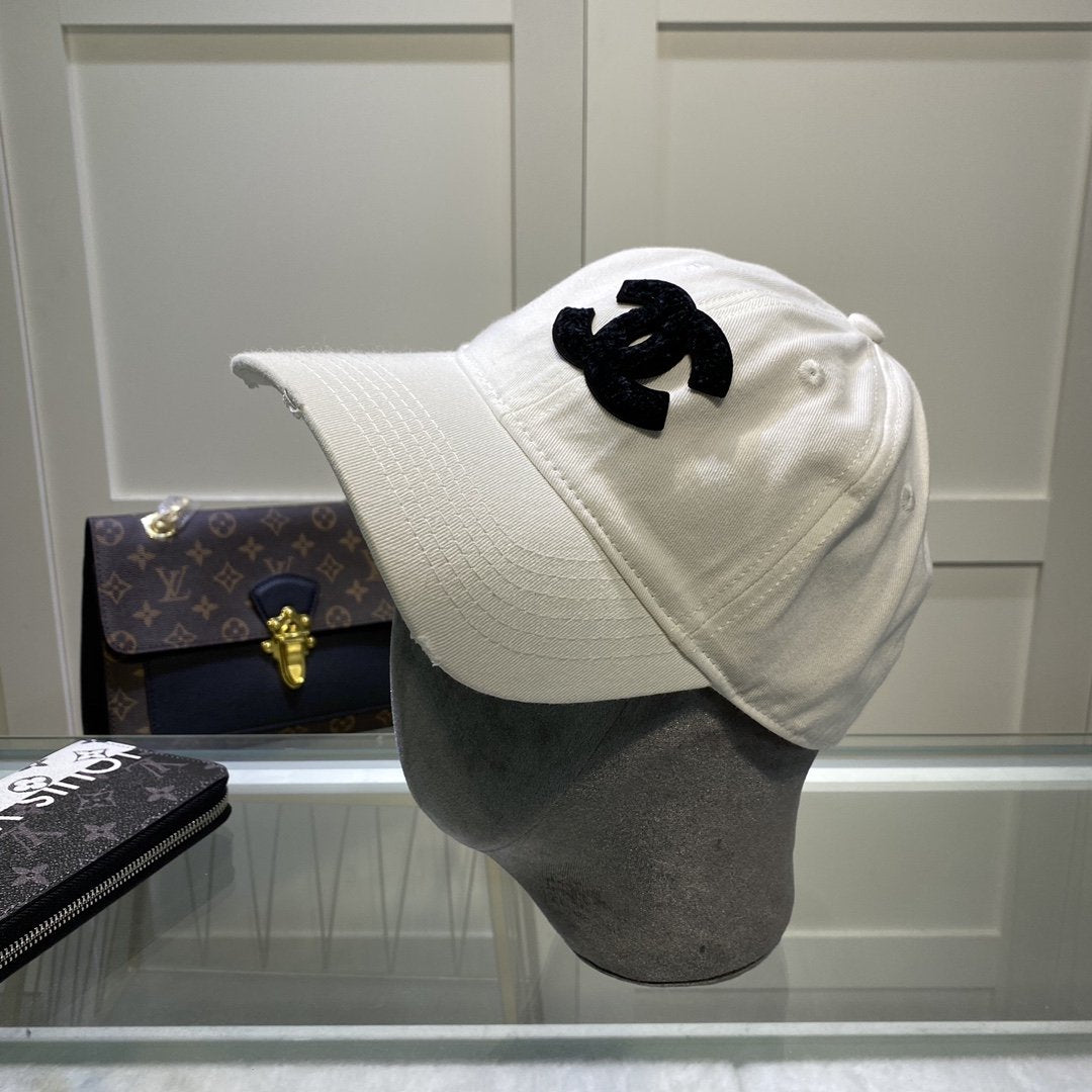 Chanel White Cap