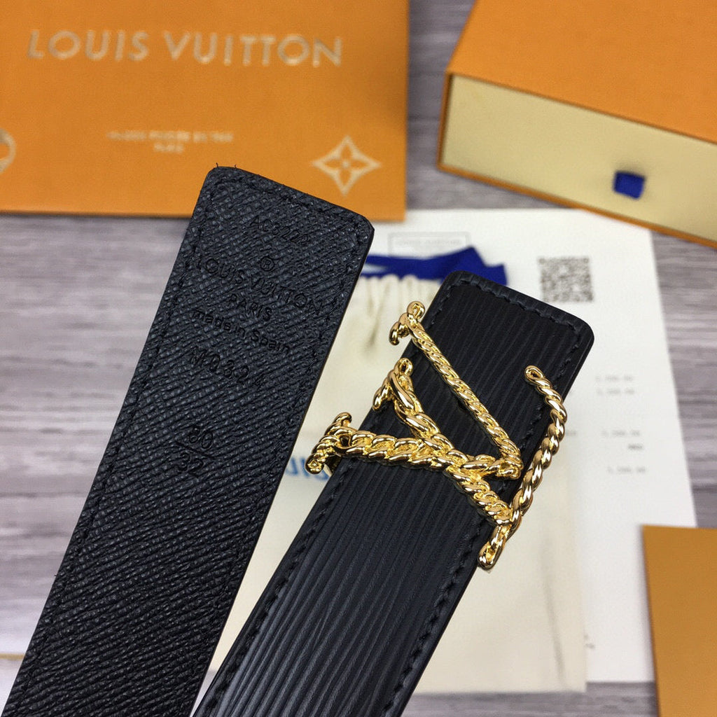 Louis Vuitton Malletier Belt Black