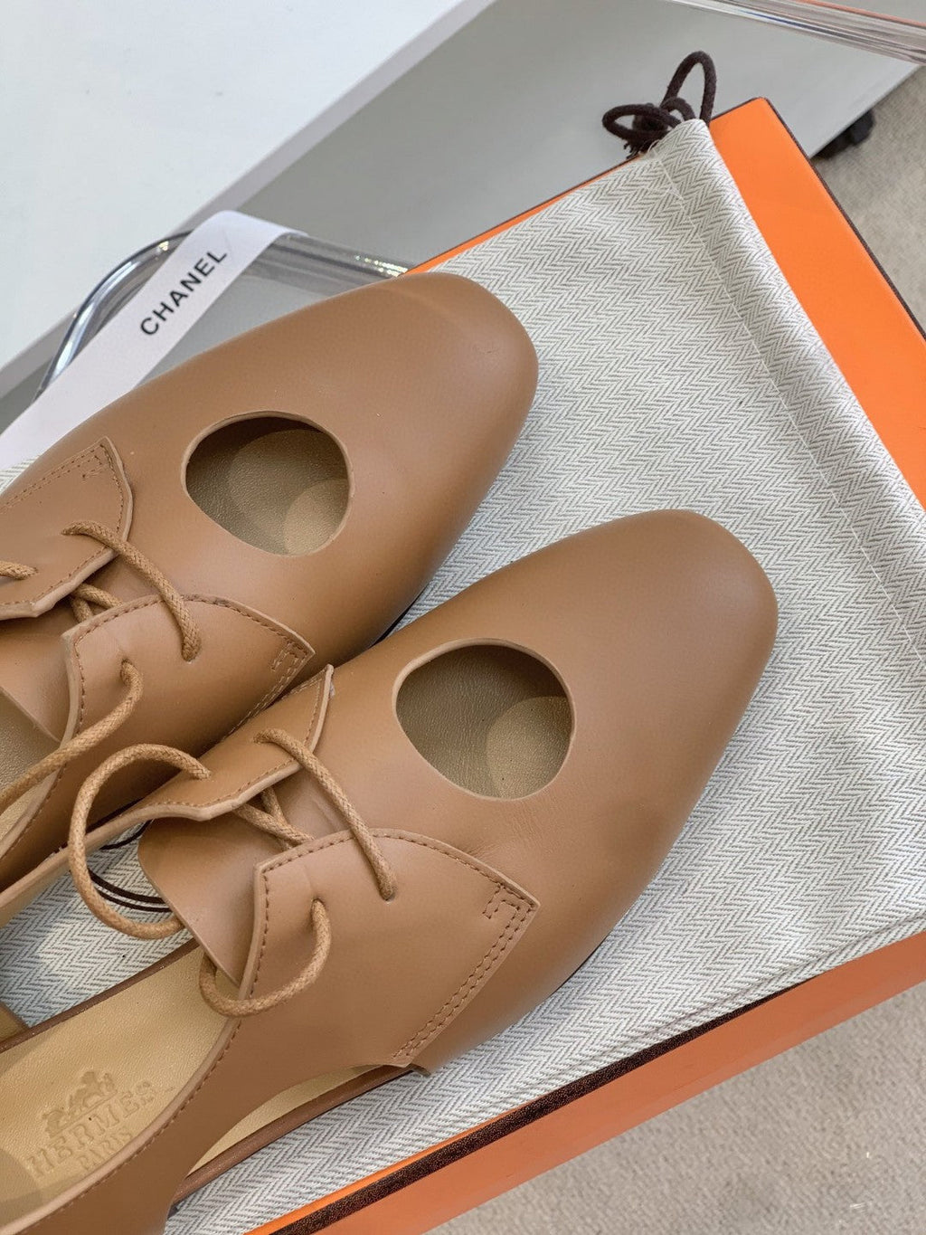 Hermes Electra 90 Sandal Brown