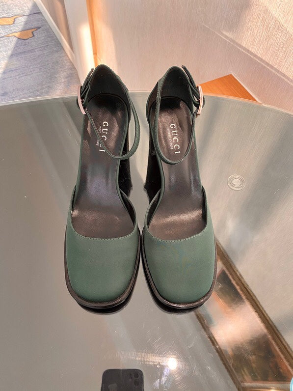 Gucci Platform Sandal Green