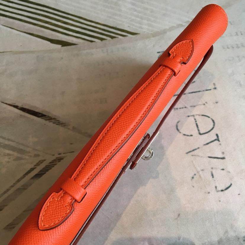 Hermes Kelly Classic Wallet 31cm Orange