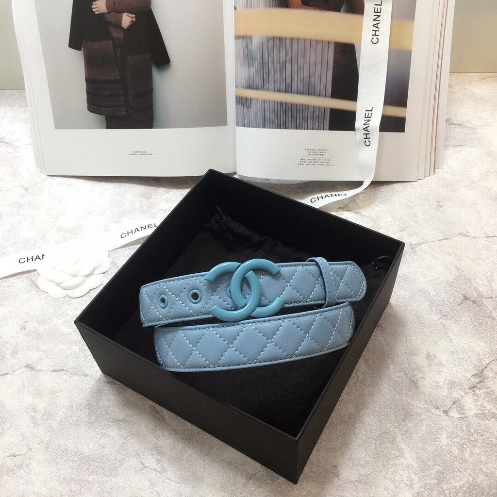 Chanel Belt With Double C Buckle