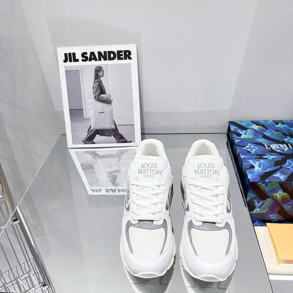 Louis Vuitton Run Sneaker White