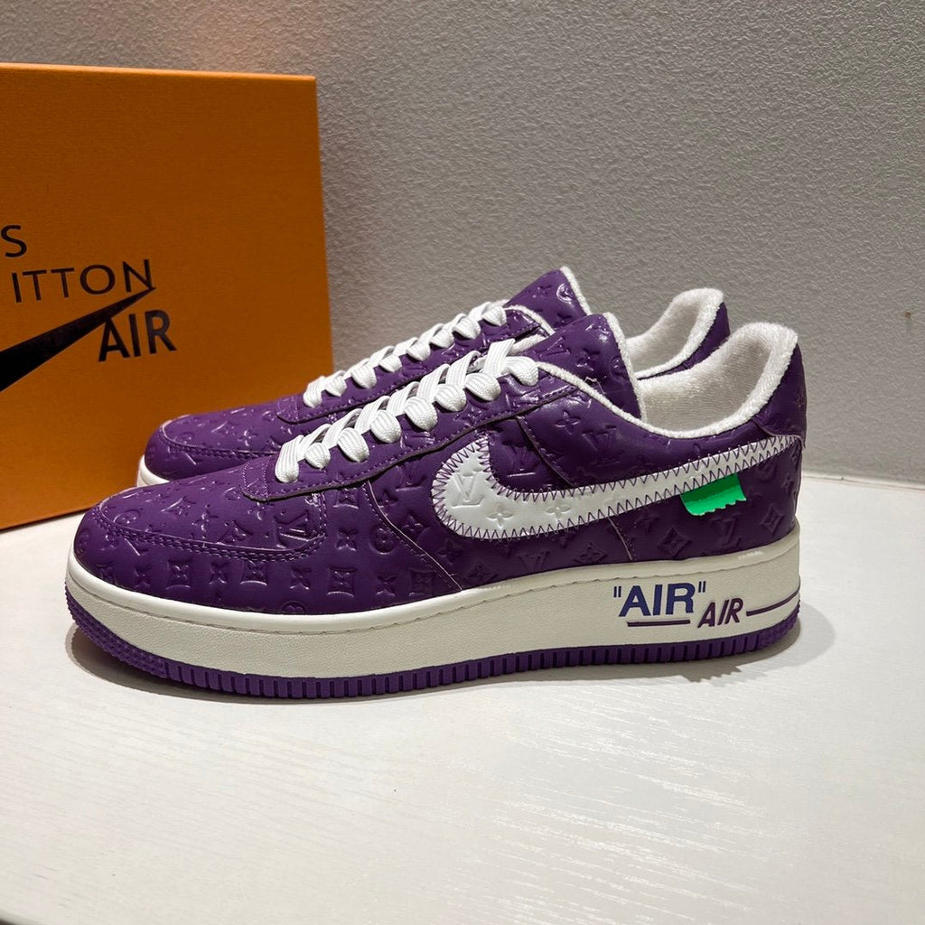 Louis Vuitton x Off-White x Nike Air Force 1 Purple