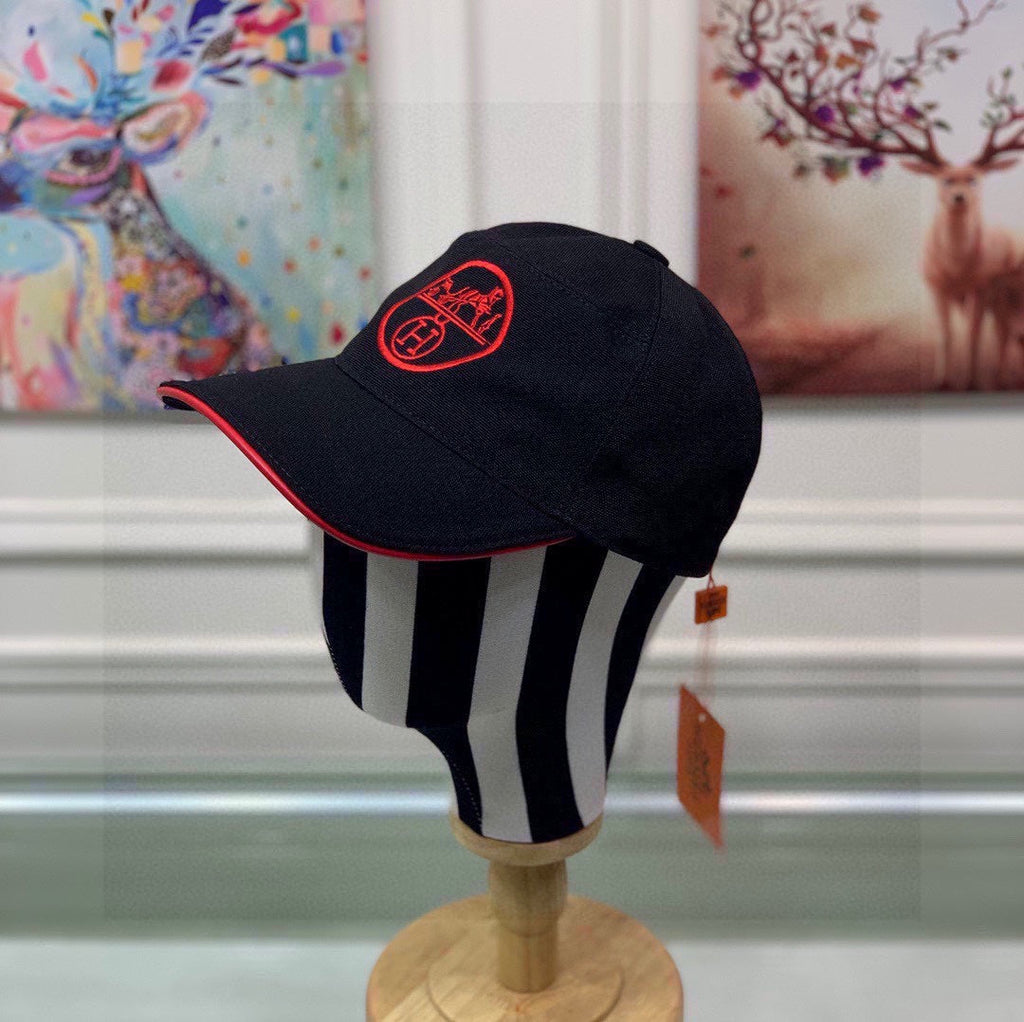 Hermes Davis H Primavera Cap Black